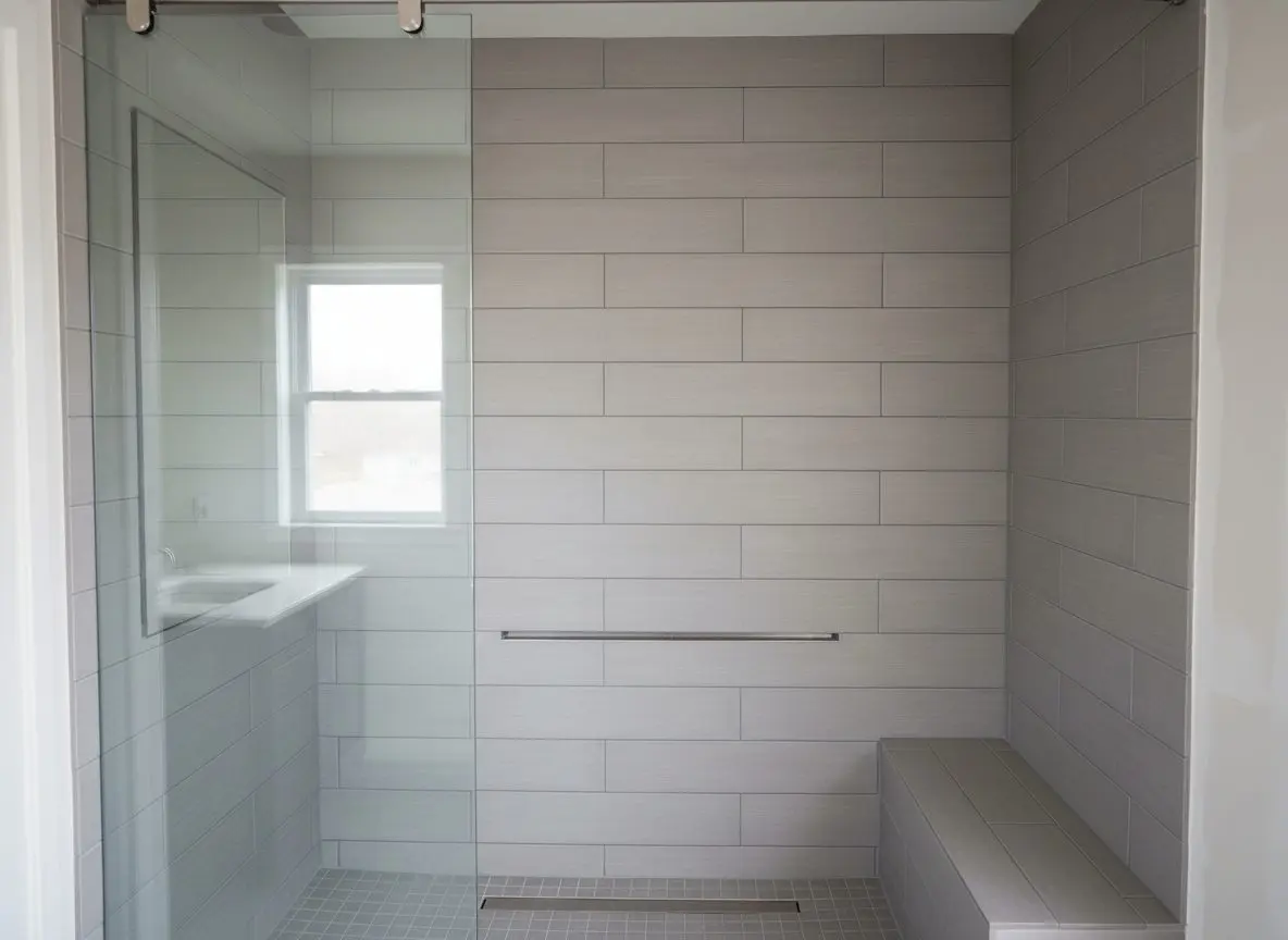 Shower tear-out and retile in Emmaus