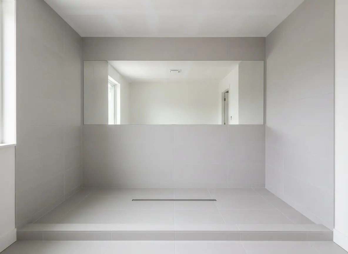 Curbless shower on a slab in Bethlehem